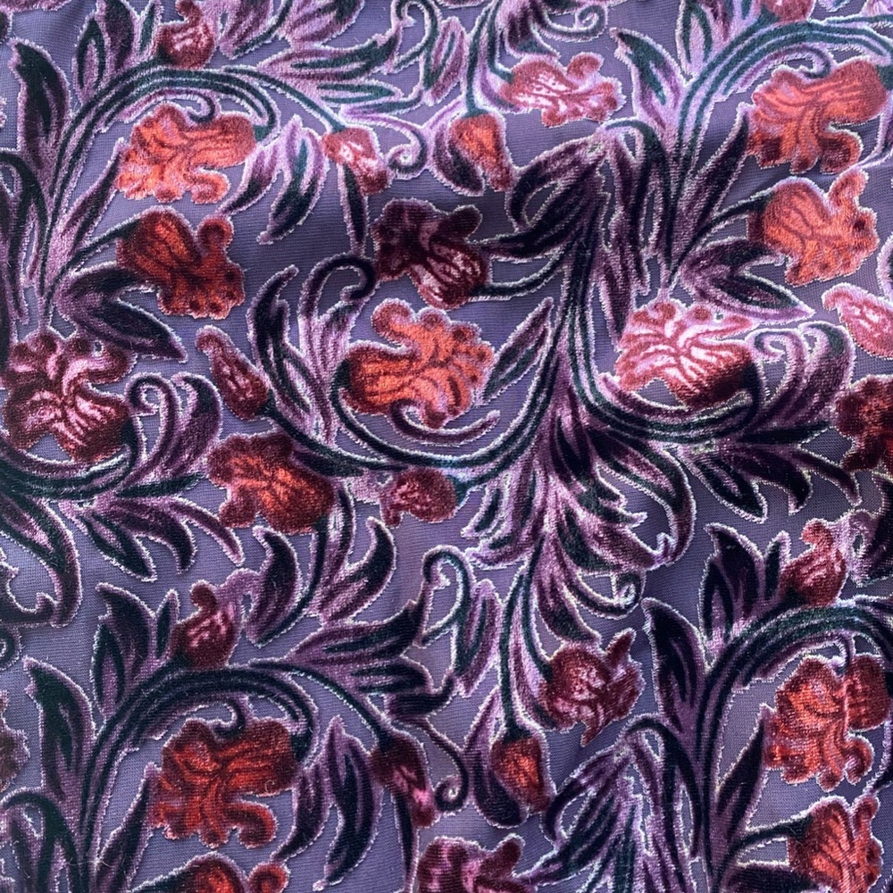 Purple Floral Lulus Pants - Picture 3 of 5